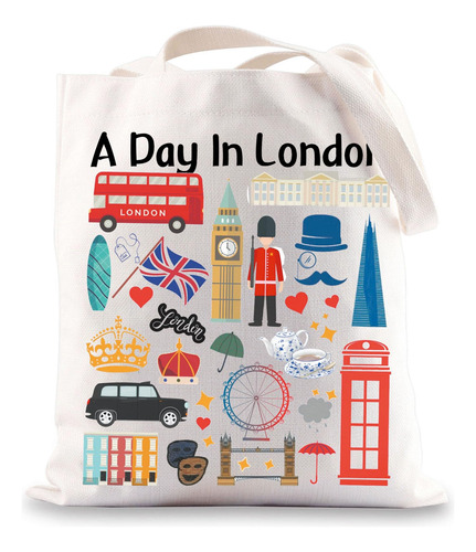 G2tup London Gift London Canvas Tote Bag A Day In London Tra