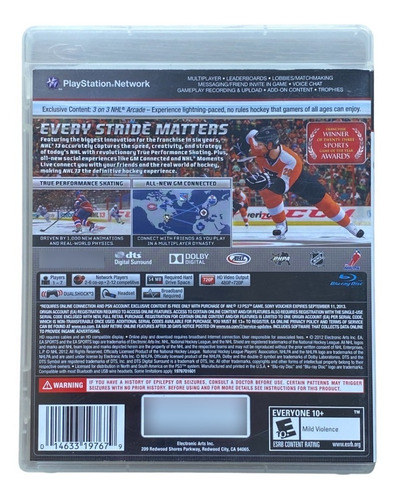 Nhl 13 - Ps3 - Disco Físico