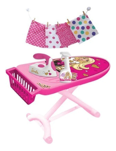  Juego De Tabla De Planchar Con Plancha Barbie  Infanti Acce