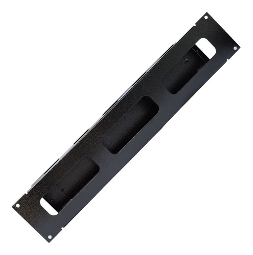 Imagem 3 de 6 de 5 Pçs Organizador De Cabos Horizontal Fechado 2u P/ Racks 19