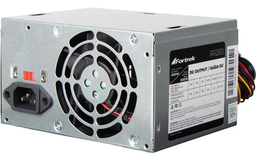 Imagem 3 de 9 de Fonte De Alimentação Para Pc Fortrek Pws-2003 200w 115v/230v