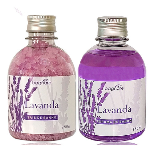 Sais De Banho Lavanda Relaxante E Espuma P/ Banheira Hidro 