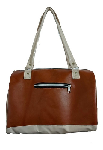 Imagen 3 de 7 de Bolsa - Petaca De Mickey Mouse En Cafe/beige De Vinyl.