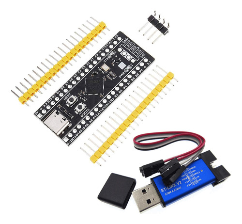 Stm32f401ccu6 Black Pill + Stlink V2, Funciona Stm32cubeide