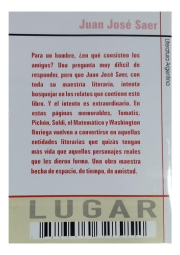 Lugar / Juan José Saer / Libro Nuevo!!!