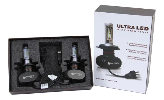 Kit Super Ultra Led Automotiva - H4, H7 12000 Lumens Xenom