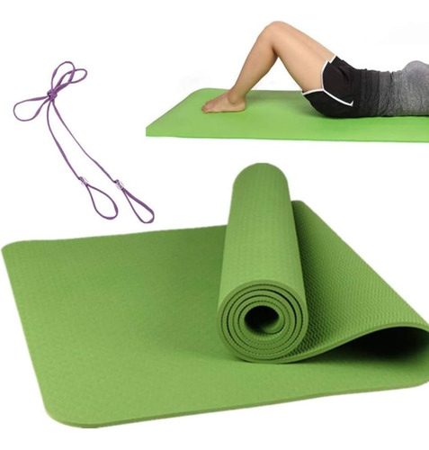 Esterilla Mat De Yoga Antideslizante Espuma Cómoda De 3mm