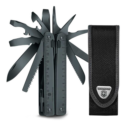 Swisstool Bs Victorinox 3.0323.3cn Multitool Cor Preto