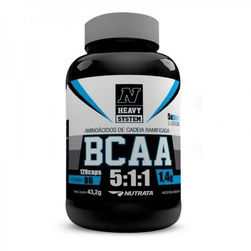 Bcaa 5:1:1 120 Capsulas - Nutrata