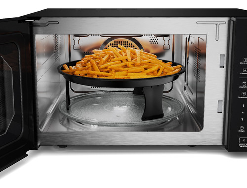 Micro-ondas Brastemp Tecnologia Air Fryer Preto 29l Bmc29ae