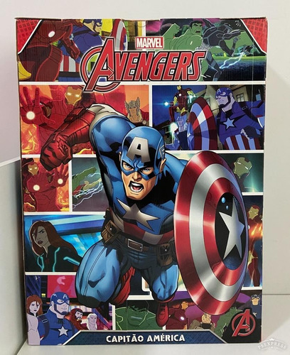 Boneco Capitão América Gigante Marvel Avengers Novo