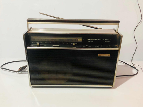 Radio Transglobe Philco Ford Solid State 9 Band Funcionando