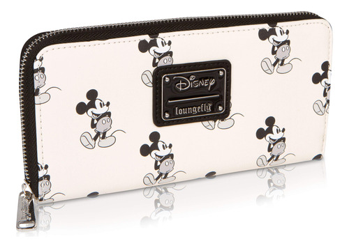 Loungefly Cartera De Mickey Mouse De Disney, Doble Pliegue Y