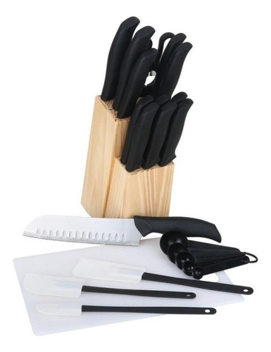 Set De Cuchillos Mainstays 23pz Negro