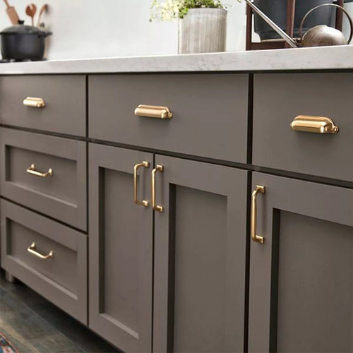 Vinil Adesivo Envelopar Armário Móveis Taupe Fosco 1,22x2m Cor Bege Taupe Fosco