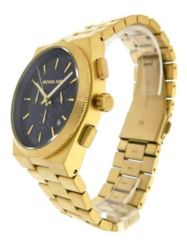 Relógio Michael Kors Mk8338 Channing Orig Gold Blue