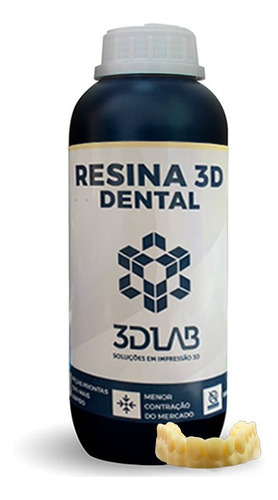 Imagem 1 de 1 de Resina 3d Dental 4k - 3d Lab - 1 Litro