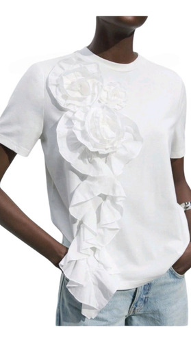 Shein Blusa Con Flor