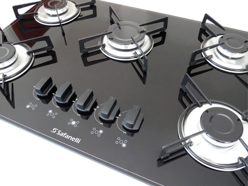 Fogão Cooktop 5 Bocas Color Safanelli Várias Cores