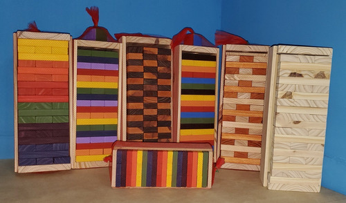 Imagen 3 de 5 de Jenga Gigante De Madera Nº5