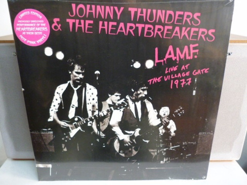 Johnny Thunders Lamf Live 77 Vinilo Rosa Americano N Jcd055