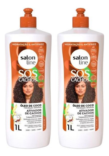 Ativador De Cachos Salon Line 1l Sos Coco Trat Profundo-2un