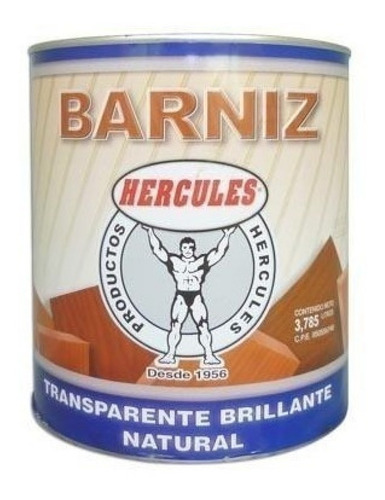 Barniz Transparente Brillante Natural Hércules 1 Galón Gb LG