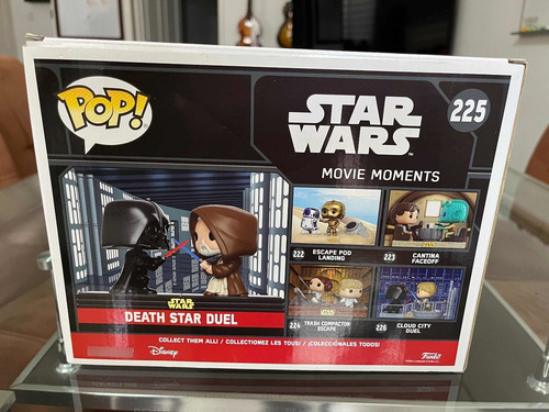 Death Star Duel Funko Pop Darth Vader Vs Obi Wan Star Wars (Usado)
