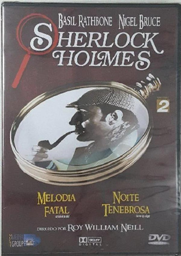 Sherlock Holmes Melodia Fatal+noite Tenebrosa 2 Filmes - Dvd