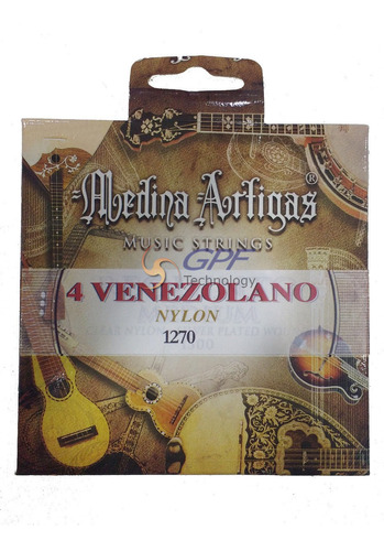 Encordado Para Cuatro Venezolano Nylon Medina Artigas 1270