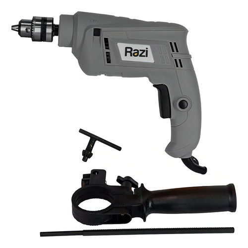Furadeira De Impacto 220v Razi 500w Empunhadura Tipo Espada 26981 Cinza