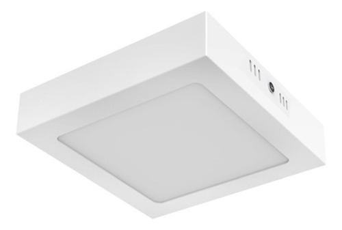 Imagen 2 de 6 de Luminaria Led Cuadrada Tecnolite 12ptlledc65mvb 12w 6500k