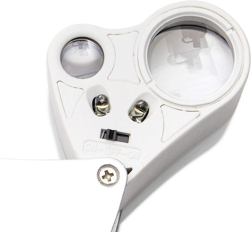 Lupa Doble Lente Entomologica 30x Y 60x 22mm - 12mm