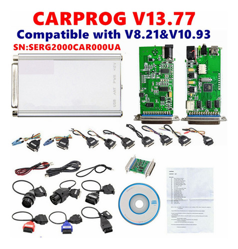 Versión V13.77 Carprog V8.21 Versión V10.93 Car E-fs