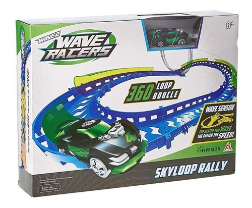 Wave Racers 360 Loop Boucle-pista De Auto Con Bucle Childre