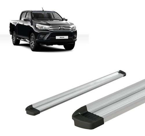 Estribos Aluminio Toyota Hilux Vigo 2005/2015