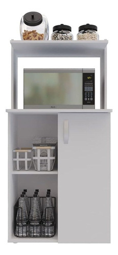 Mueble Para Microondas Color Blanco