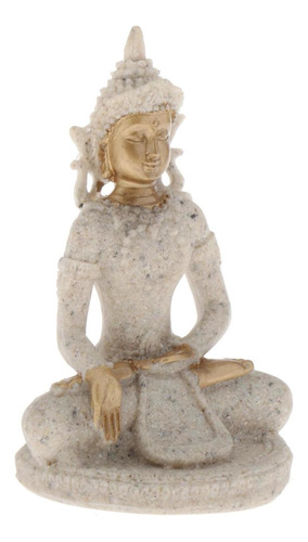 Pequeña Estatua De Buda Escultura Bendición Meditando