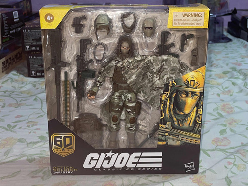 Gi Joe Classified Action Soldier Infantry 60 Años