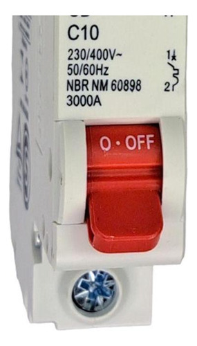 Kit C/3 - Disjuntor Steck ''din'' Unipolar 10a. C