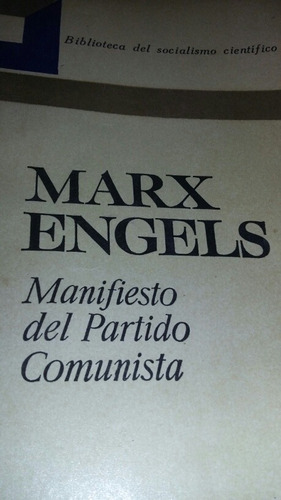 Marx Engels Manifiesto Partido Comunista