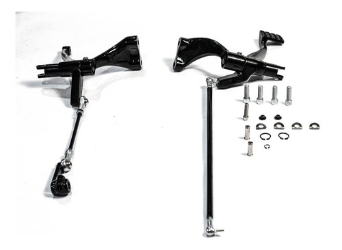 Imagen 3 de 5 de Mandos Adelantados Negros Para Harley Sportster 14 O Mas