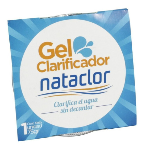 Imagen 2 de 5 de Gel Clarificador Nataclor 75grs X 4 Unid Potencia Tu Filtro