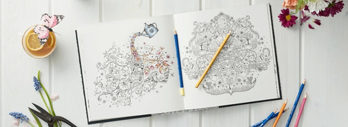 Imagen 2 de 6 de El Jardin Secreto - Johanna Basford - V & R - Libro Colorear