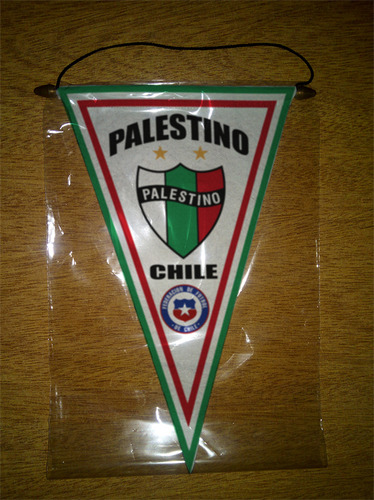 Banderin Paño 37cm Chile Palestino