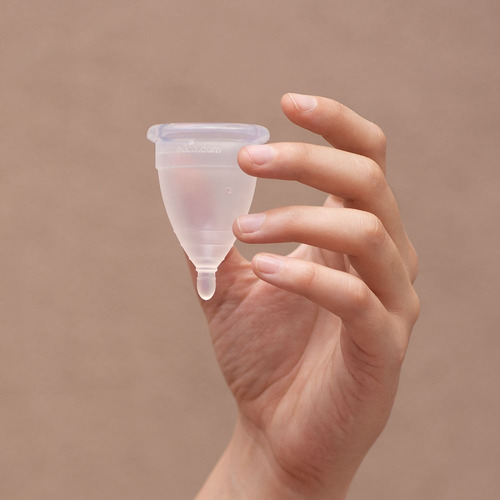Copa Menstrual Cristal + Tacita De Peltre Para Esterilizar Color Copa-grande-corazón-de-hojas