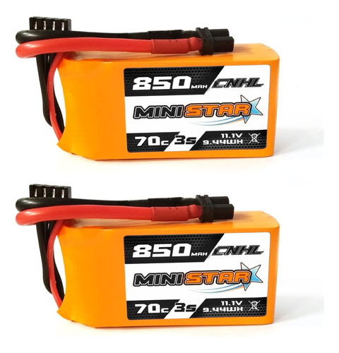 Cnhl 850mah 3s Lipo Bateria 70c 11.1v Con Xt30 Para Coche Rc