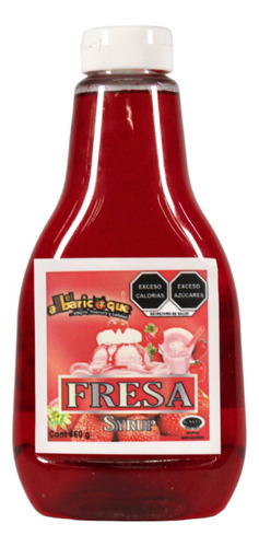 Jarabe/syrup Fresa 660g Kosher Vegano Parve El Albaricoque