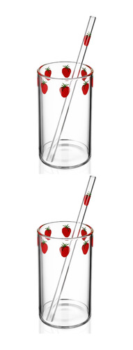 Copas De Frutilla A Party, Bonito Vaso De Fresas, 2 Piezas