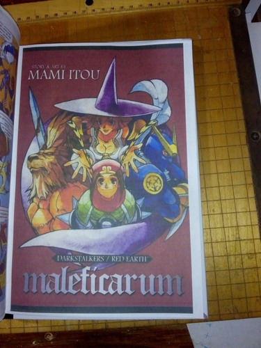 Manga Darkstalkers Maleficarium Español Pasta Dura